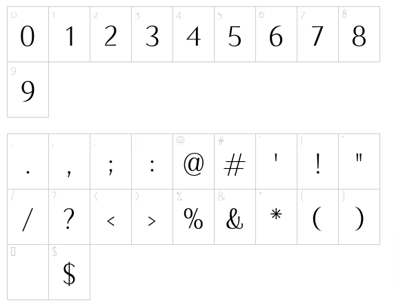 Almost-Friday-font-numeric-and-special-character-map