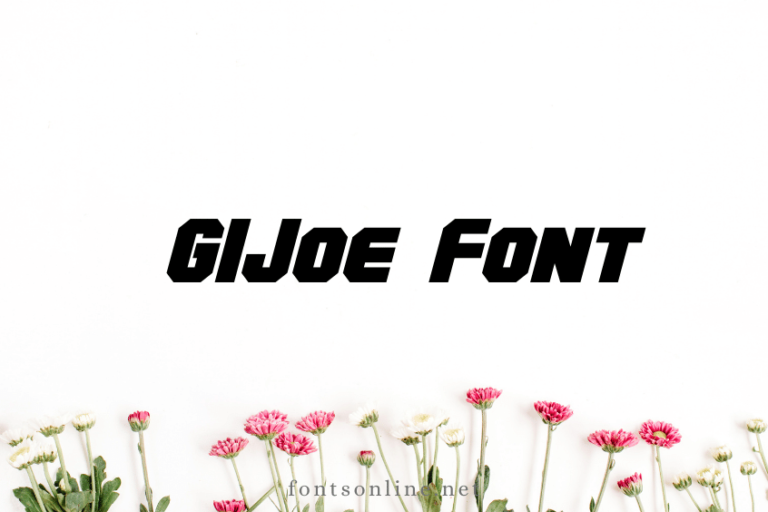 GI Joe Font Download - Fonts Online Blog