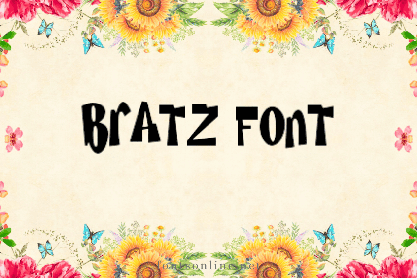 Bratz font free download