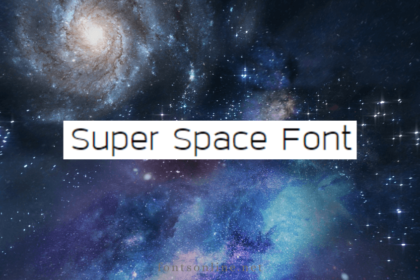 superspace light font free download