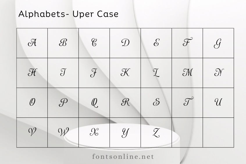 sailor moon font upper case