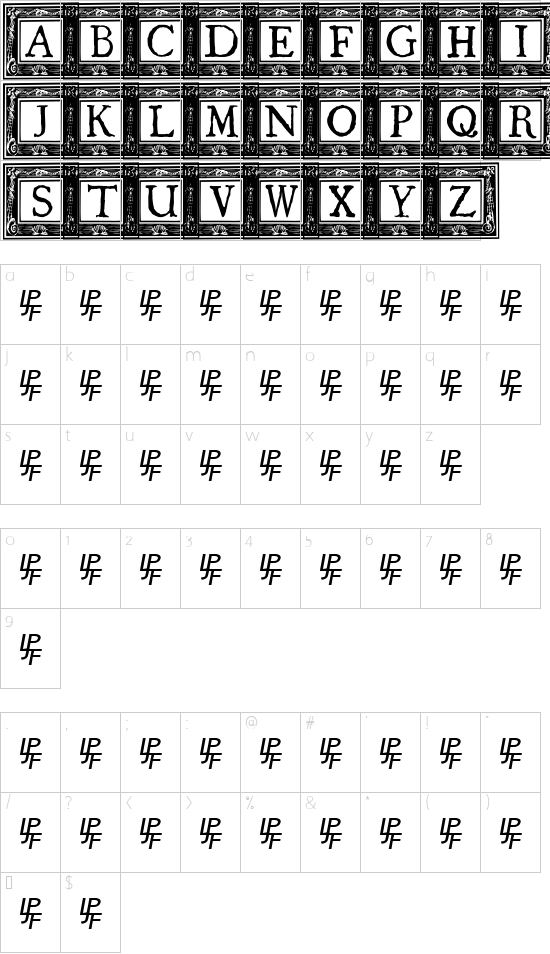 character map