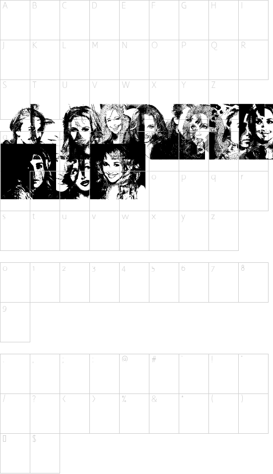 character map