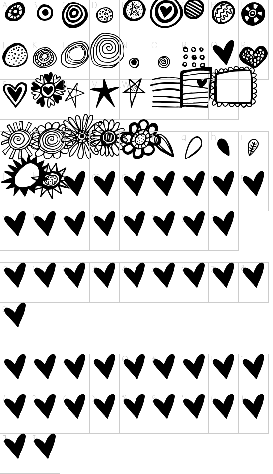 character map